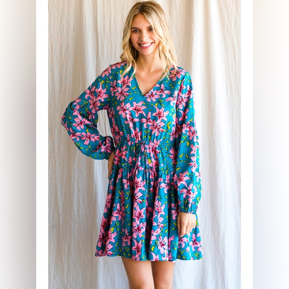 Floral Print Dress - Picture 3 of 5